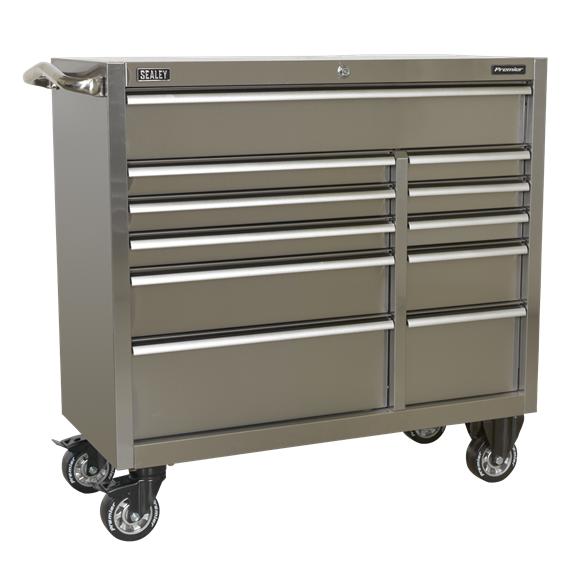 Sealey PTB105511SS 11 Drawer 1055mm Stainless Steel Heavy-Duty Roller Cab