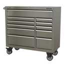 Sealey PTB105511SS 11 Drawer 1055mm Stainless Steel Heavy-Duty Roller Cab