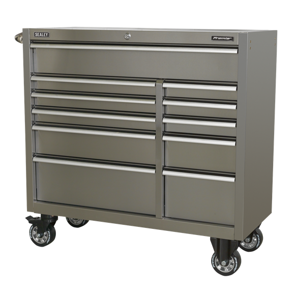 Sealey PTB105511SS 11 Drawer 1055mm Stainless Steel Heavy-Duty Roller Cab