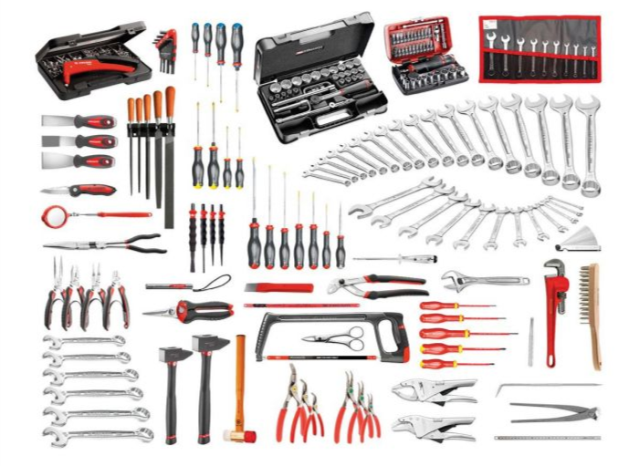 Facom JET7.M140A 200pce General Metric Tool Kit C/W JET.7GM3 Roller Cabinet