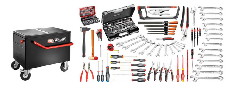 Facom 2092.M120A 147pce Tool Kit C/W 2092.B Roller Chest