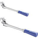 Britool Expert E031702 3/8"Dr & E032803 1/2"Dr Flexi-Head Ratchet Set