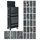 Sealey SPTCOMBO2 14 Drawer Tool Chest Combination with 1179pc Tool Kit