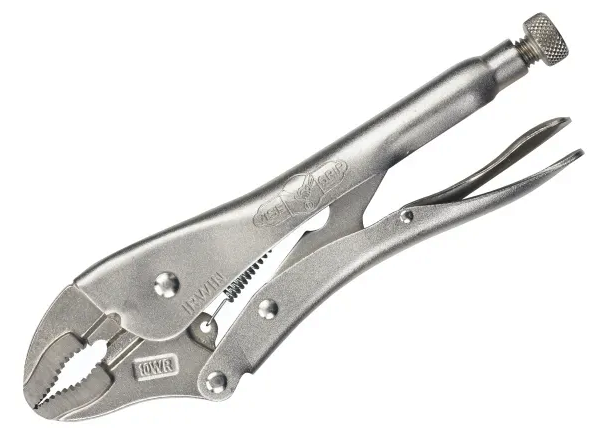 Visegrip VIS10WRC 10" Curved Jaw Locking Pliers With Wire Cutter