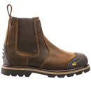 Buckbootz B1990SM Dark Brown Goodyear Welted Safety Dealer Boot