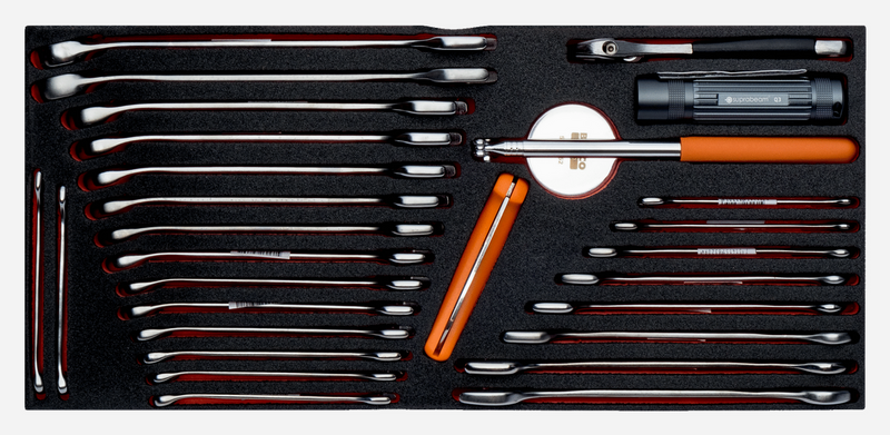 Bahco 1483KHD3RB-FF4 146pce General Purpose Toolkit in Metallic Tool Box