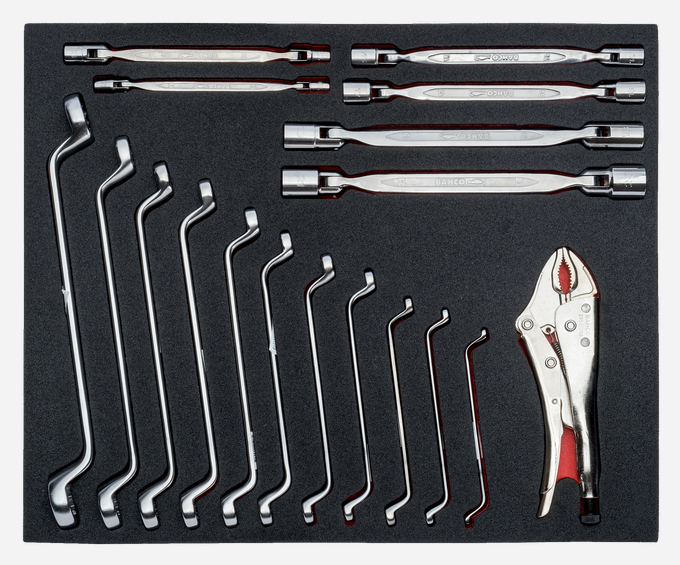 Bahco FF1ASET-AUTO1 196pce Auto Repair 5 Foam Toolkit