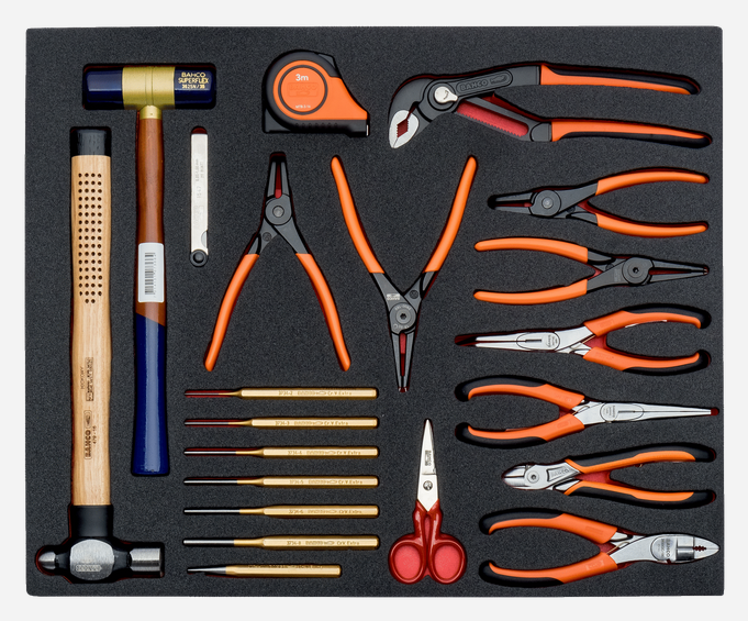 Bahco FF1ASET-AUTO1 196pce Auto Repair 5 Foam Toolkit