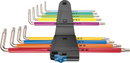 Wera 022699 9pc 3950/9 Hex-Plus Multicolour HF Stainless 1 L-key Set