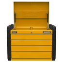 Sealey APPD4O Orange 4 Drawer Push-to-Open Topchest with Ball-Bearing Slides