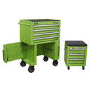 Sealey AP556CSHV 4 Drawer Rollcab With 3 Drawer Utility Seat