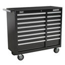 Sealey AP41169B 16 Drawer Rollcab with Ball-Bearing Slides - Black