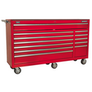 Sealey AP6612 12 Drawer Rollcab with Ball-Bearing Slides - Red
