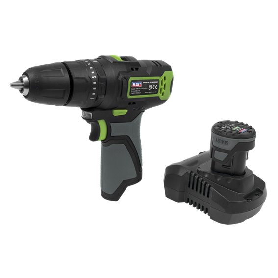 Sealey CP108VDD 10.8V 2Ah SV10.8 Series Ø10mm Cordless Combi Drill Kit