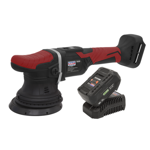 Sealey CP20VOPKIT 20V SV20 Series O125mm Cordless Orbital Polisher Kit