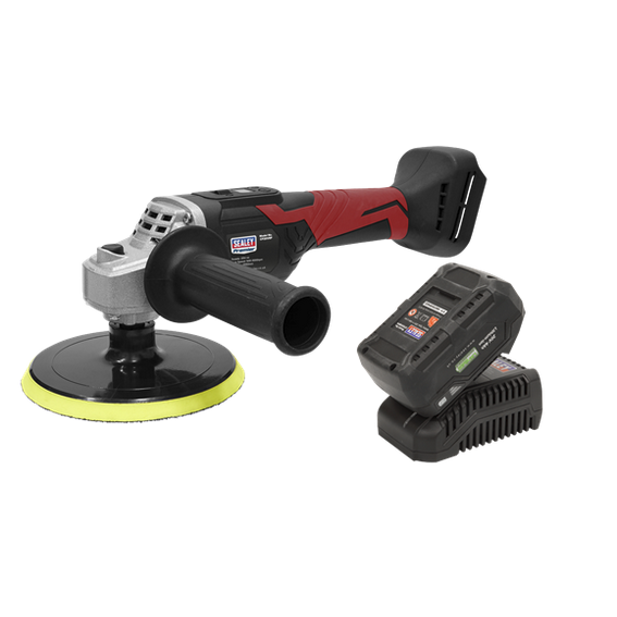 Sealey CP20VRPKIT 20V 4Ah SV20 Series Ø150mm Cordless Rotary Polisher Kit