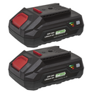 Sealey BK02 20V 2Ah Lithium-ion Power Tool Battery for SV20 Series