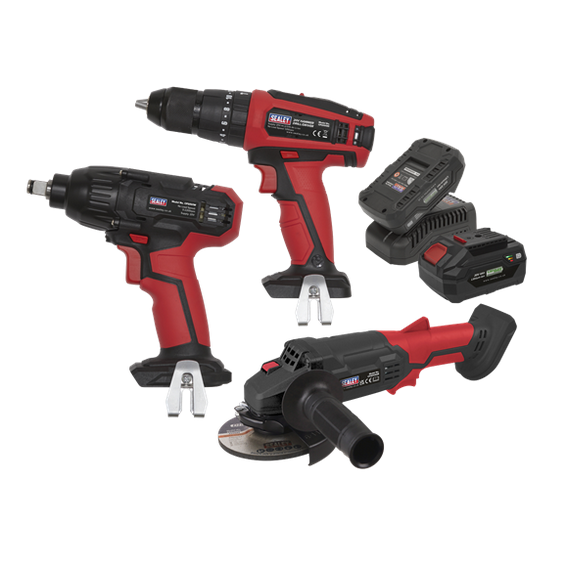 Sealey CP20VCOMBO1 3pce 20V SV20 Series Cordless Tool Combo - 2 Batteries