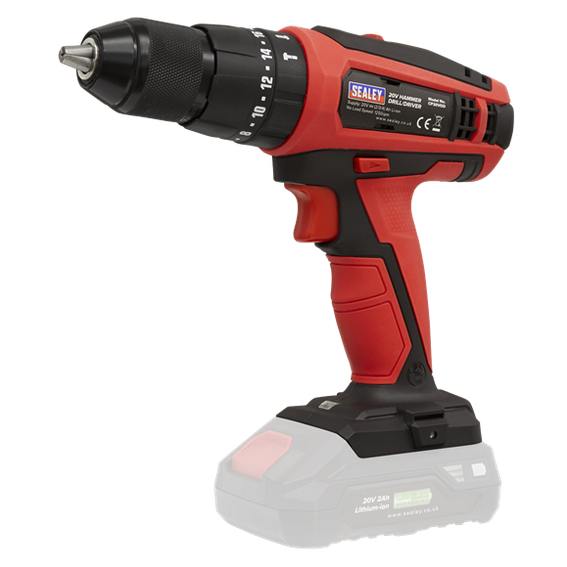 Sealey CP20VCOMBO4 8pce 20V SV20 Series Cordless Tool Combo - 4 Batteries