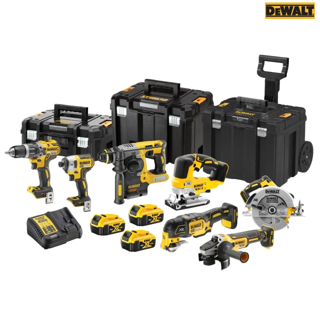 Dewalt DCK755P3T XR Brushless 7pce 18v Kit C/W 3x 5.0Ah Li-ion Batteries