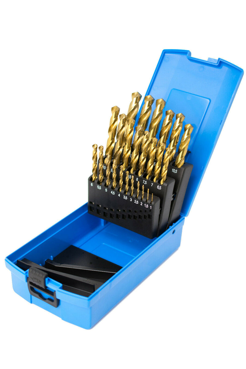 Presto 09565M25 1.0-13mm Tin (ELITE PLUS) HSS Drill Set