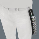 Wera 003973 9pc Belt B 4 Zyklop Socket Set, 3/8"