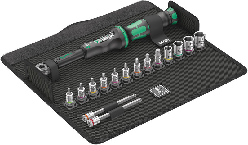 Wera 004180 16pc Bicycle Set Torque 1, 2.5-25 Nm