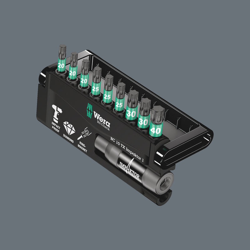 Wera 057688 10pc Bit-Check 10 TX Impaktor 1