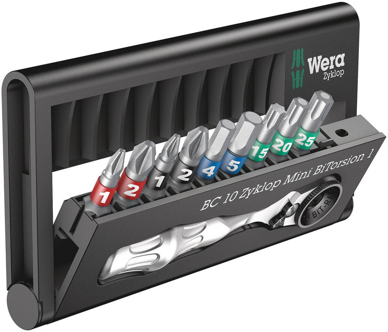 Wera 057418 10pc Bit-Check 10 Zyklop Mini BiTorsion 1