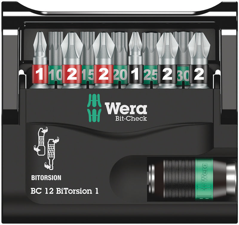 Wera 057420 12pc Bit-Check 12 BiTorsion 1