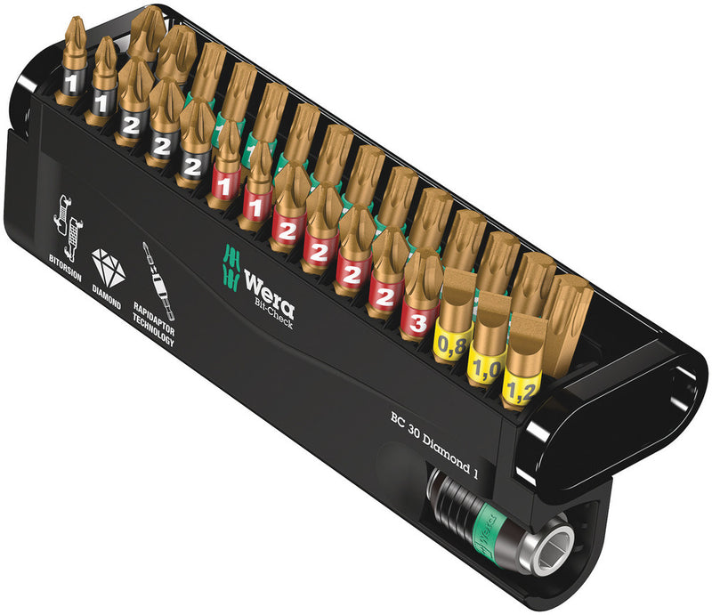Wera 057431 30pc Bit-Check 30 Diamond 1