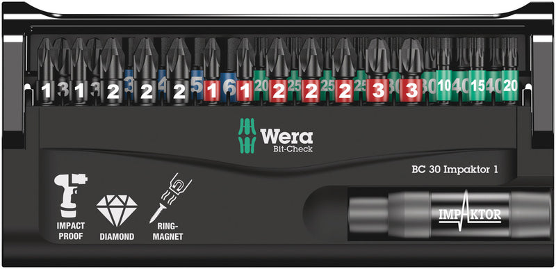 Wera 057690 30pc Bit-Check 30 Impaktor 1