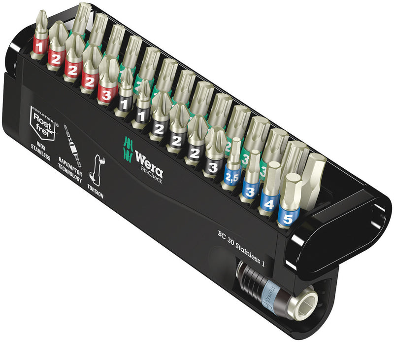 Wera 071109 30pc Bit-Check 30 Stainless 1