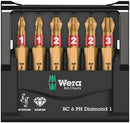 Wera 057404 6pc Bit-Check 6 PH Diamond 1