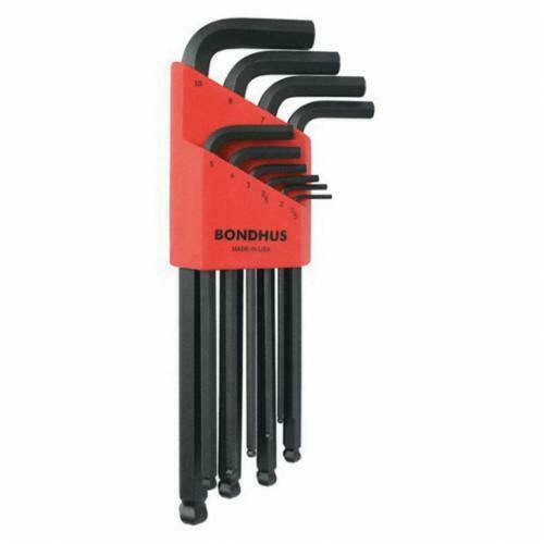 Bondhus BLX10M 10pc Metric Ballpoint Allen Key Set - Includes 7mm