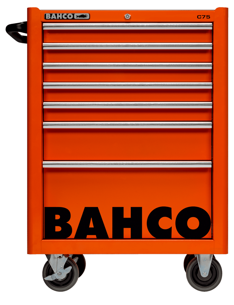 Bahco 1475K7 C75 7 Drawer Orange Classic Mobile Roller Cabinet
