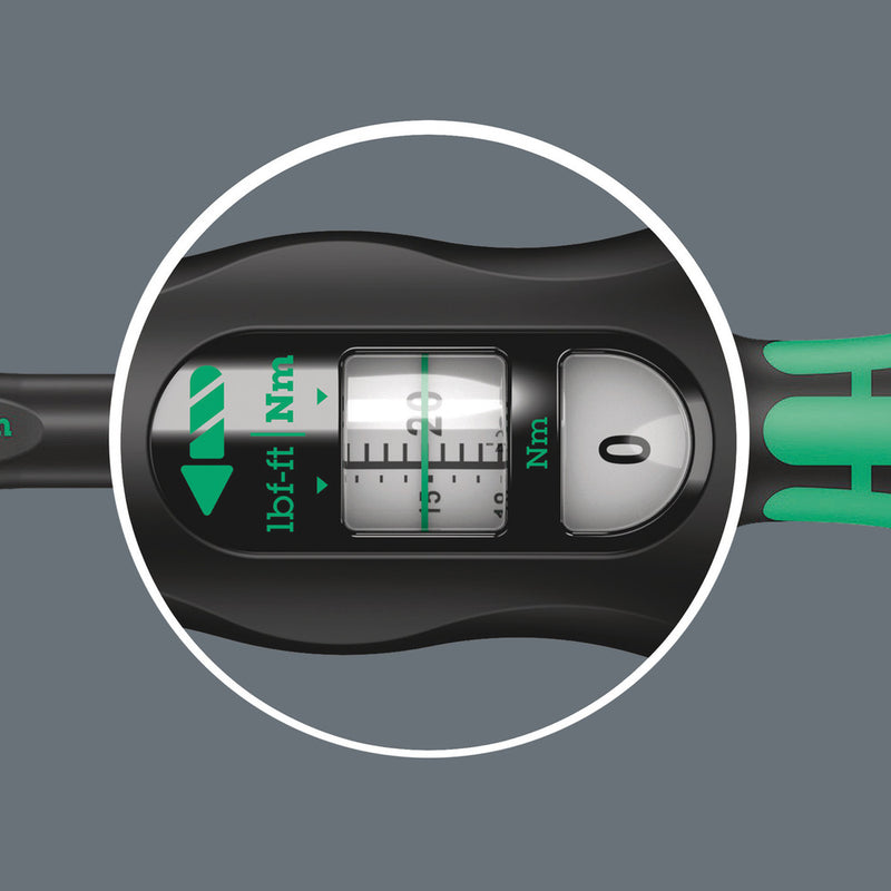 Wera 075604 Click-Torque A 5 Torque Wrench, 2.5-25 Nm, 1/4"