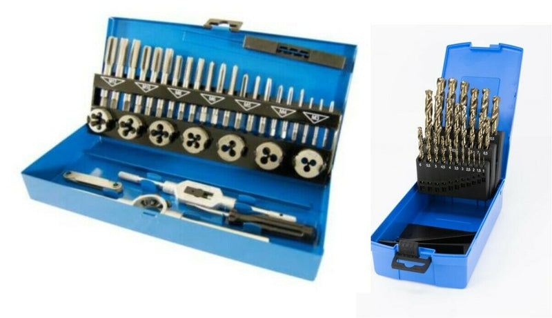 Craft Pro by PRESTO M3-M12 Tap & Die Set & PRESTO Cobalt HSS Drill Set