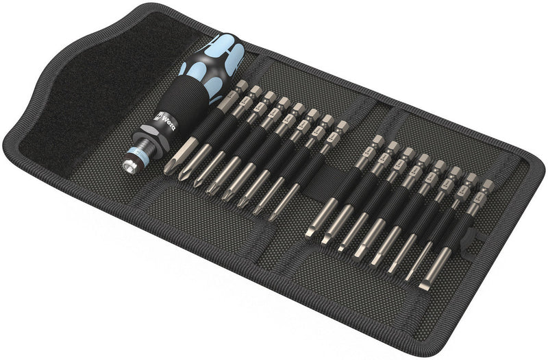 Wera 071117 17pc Kraftform Kompakt 60 Stainless, Imperial