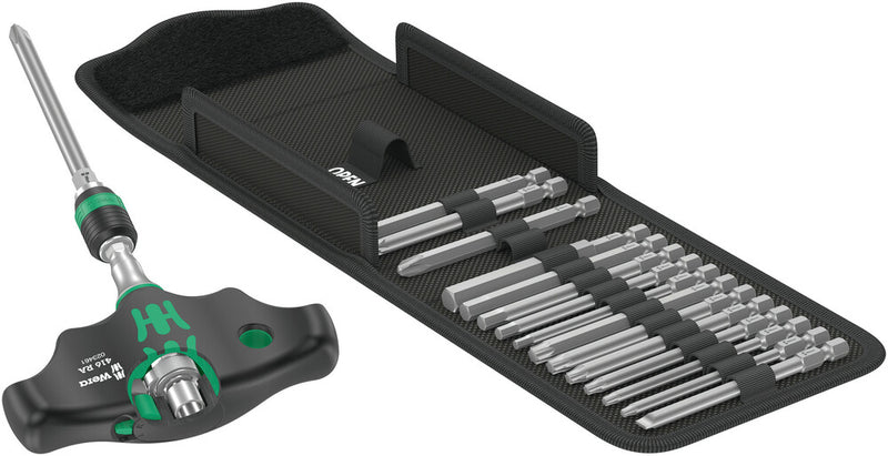 Wera 023471 17pc Kraftform Kompakt 400 RA Set 1