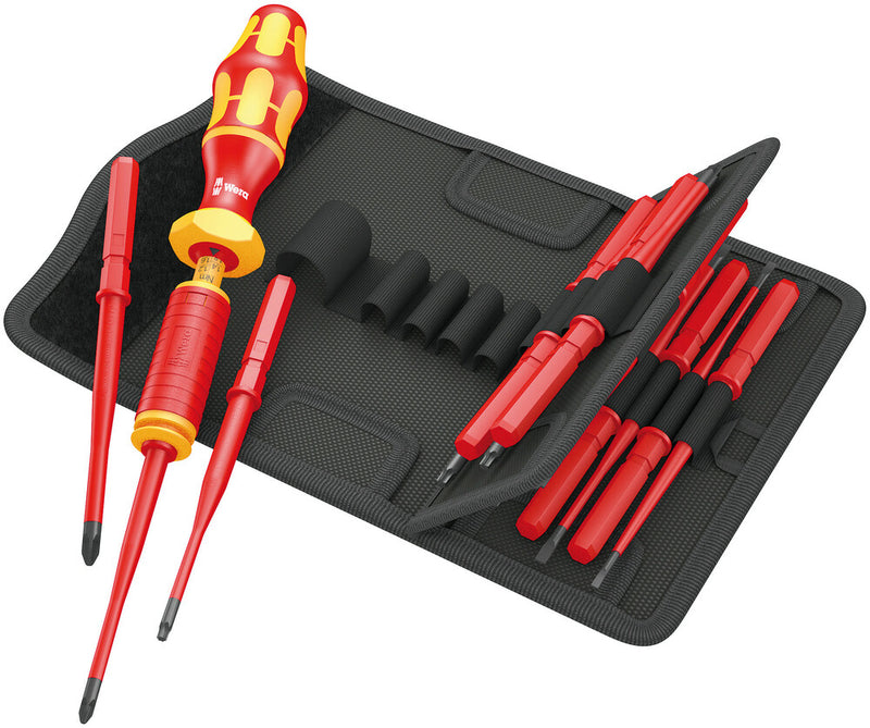 Wera 059291 15pc Kraftform Kompakt VDE 15 Extra Slim, Torque 1.2-3.0 Nm