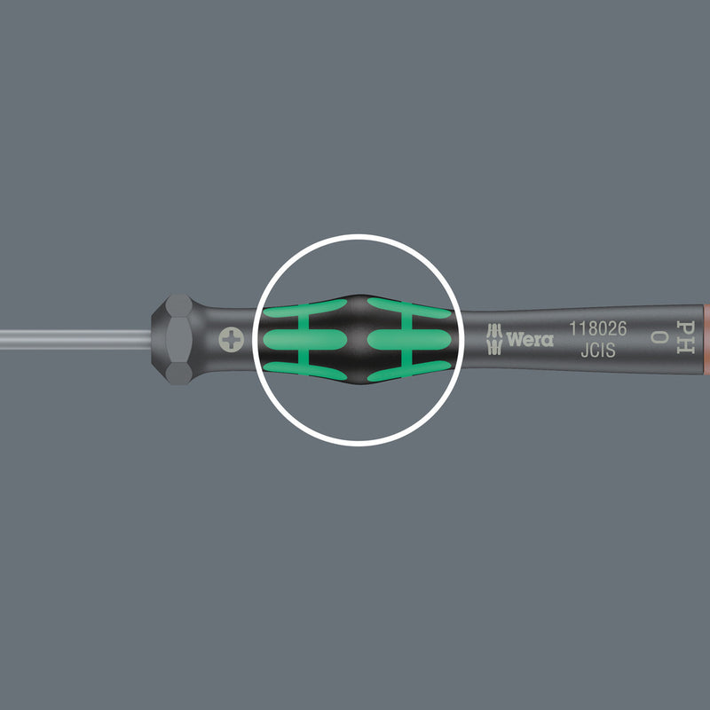 Wera 118158 6pc 2069/6 Screwdriver Set and rack for electronic applications
