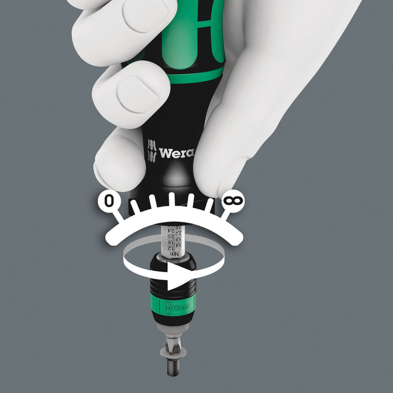 Wera 074738 26pc 7440/41 Kraftform Torque Screwdriver Set, 0.3-3.0 Nm