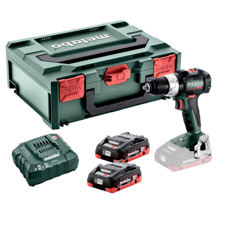 Metabo SB 18 LT BL 18v Cordless Hammer Drill C/W 2x 4.0Ah LIHD Batteries