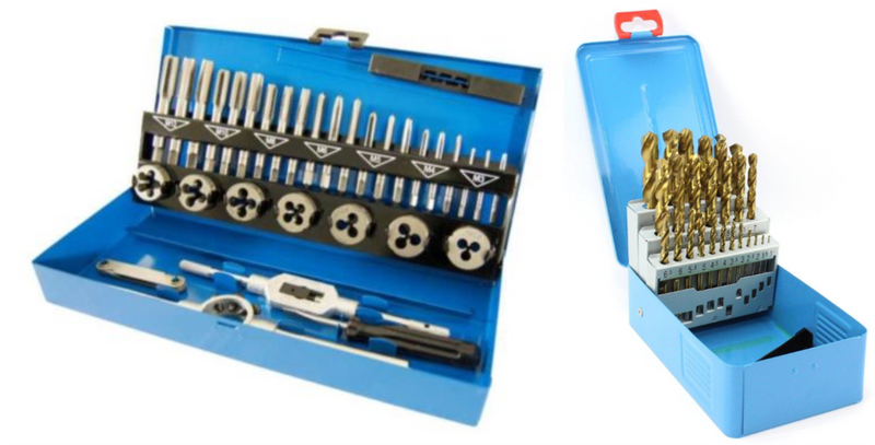 Craft Pro by PRESTO M3-M12 Tap & Die Set & PRESTO Tin Coated HSS Drill Set