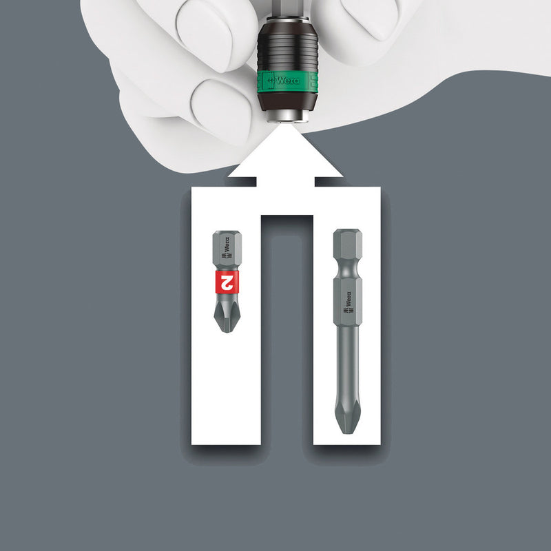 Wera 104651 7pc 847/7 Set Combination Drill Bits Set