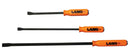 Lang 853-3ST 3pce 12", 17" & 25" Pry Bar Set C/W Strike Cap
