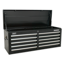 Sealey AP5210TB 10 Drawer Extra-Wide Top Chest - Black