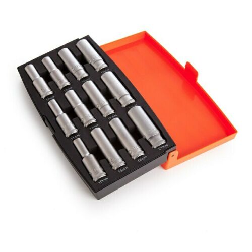 Bahco S1612L 12pce 1/2"Dr 10-21mm Deep Metric 6 Point Socket Set