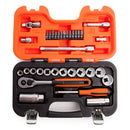 Bahco S330 34pce 3/8"Dr Socket Set & 1/4" Bit Set